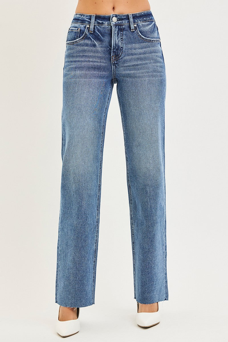 TUMMY CONTROL 4 WAY STRETCH MID RISE STRAIGHT