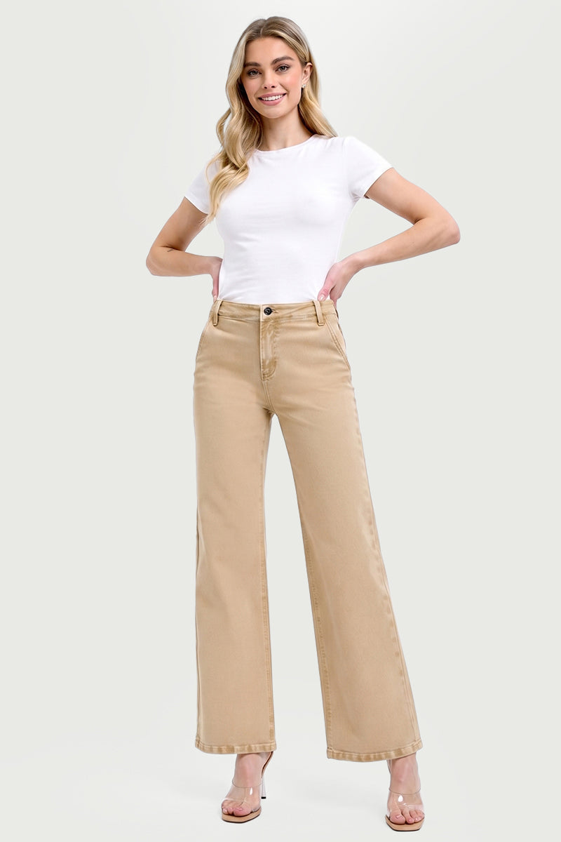 TUMMY CONTROL SLOUCHY ANKLE BAGGY PANTS