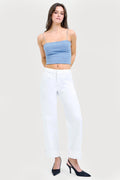 TUMMY CONTROL SLOUCHY CROPPED WIDE CUFFED HEM