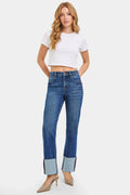 TC 4WAY STRE HIGH RISE ANKLE STRAIGHT WIDE CUFFED