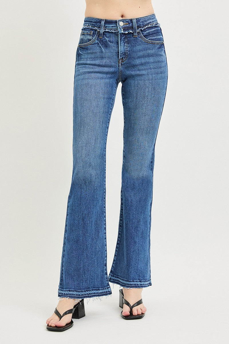 MID RISE SLIM FLARE