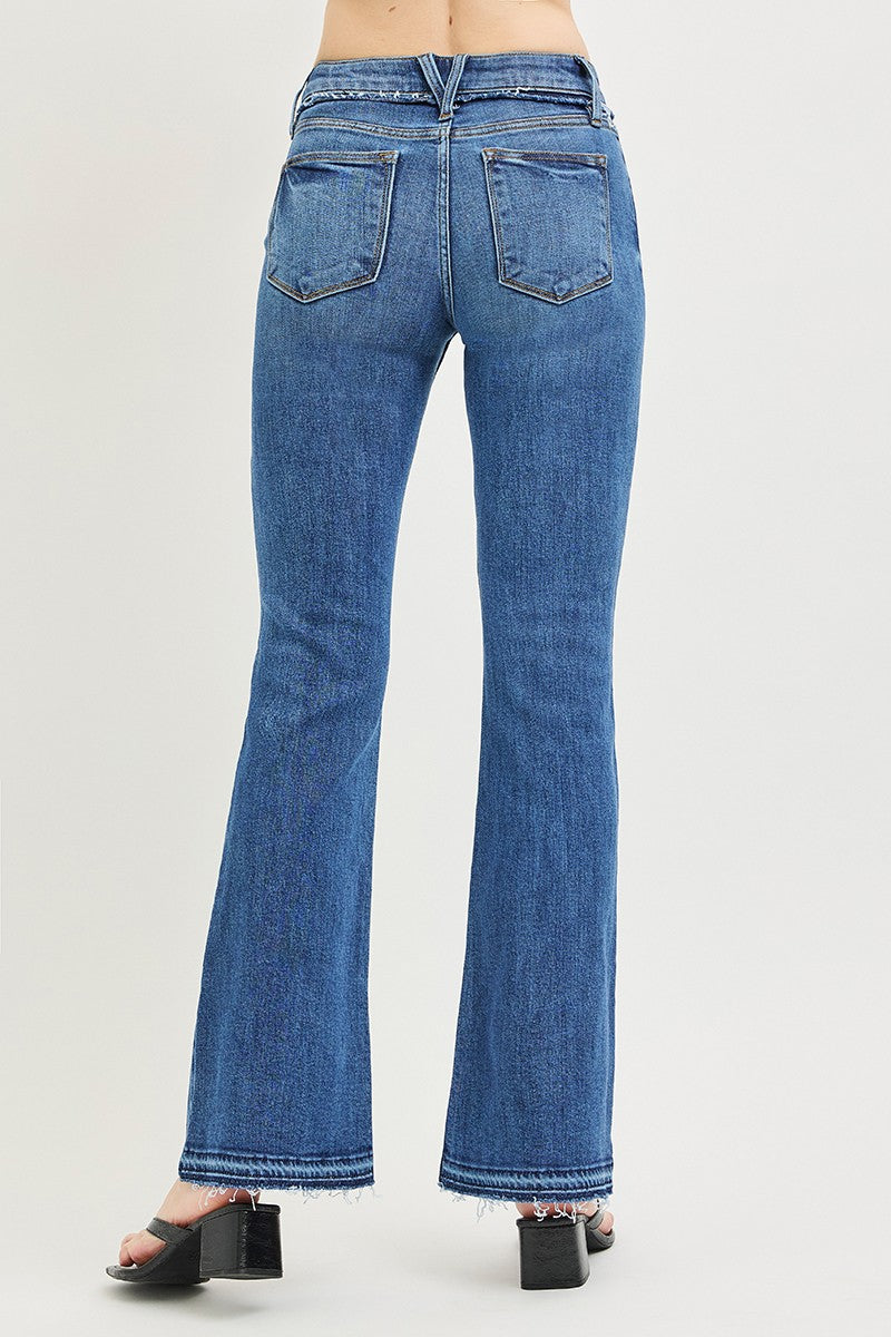 MID RISE SLIM FLARE