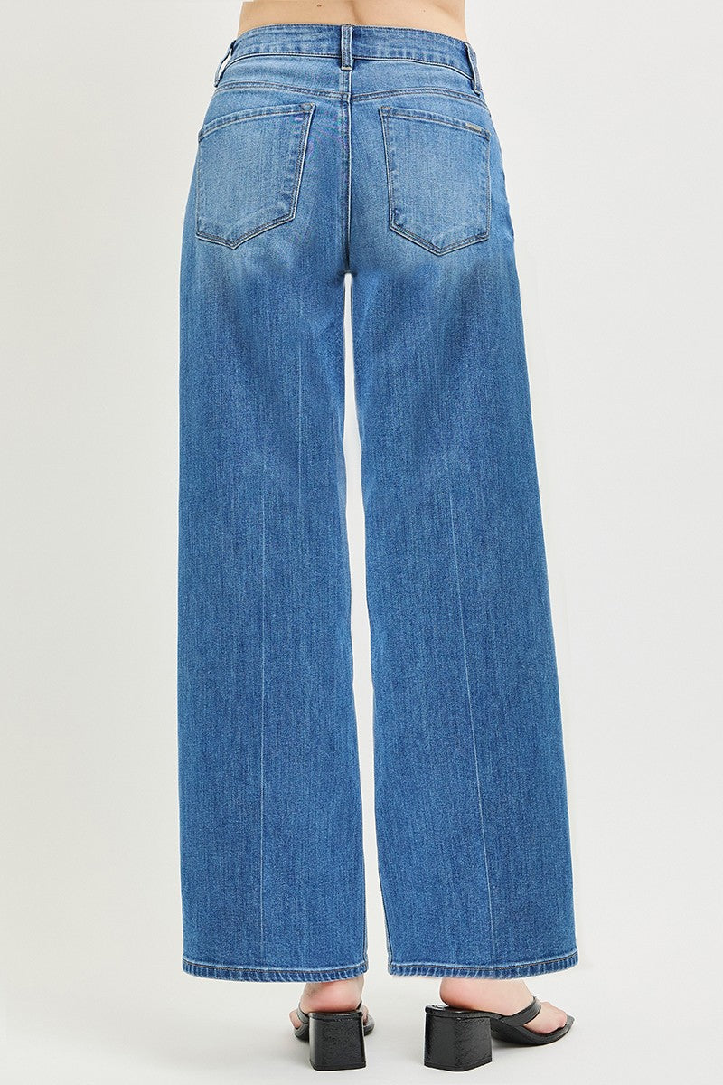 SLOUCHY WIDE BAGGY JEANS IN COOLMAX FABRIC