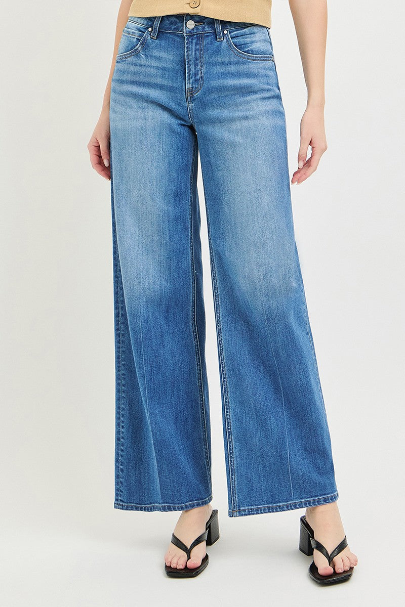 SLOUCHY WIDE BAGGY JEANS IN COOLMAX FABRIC