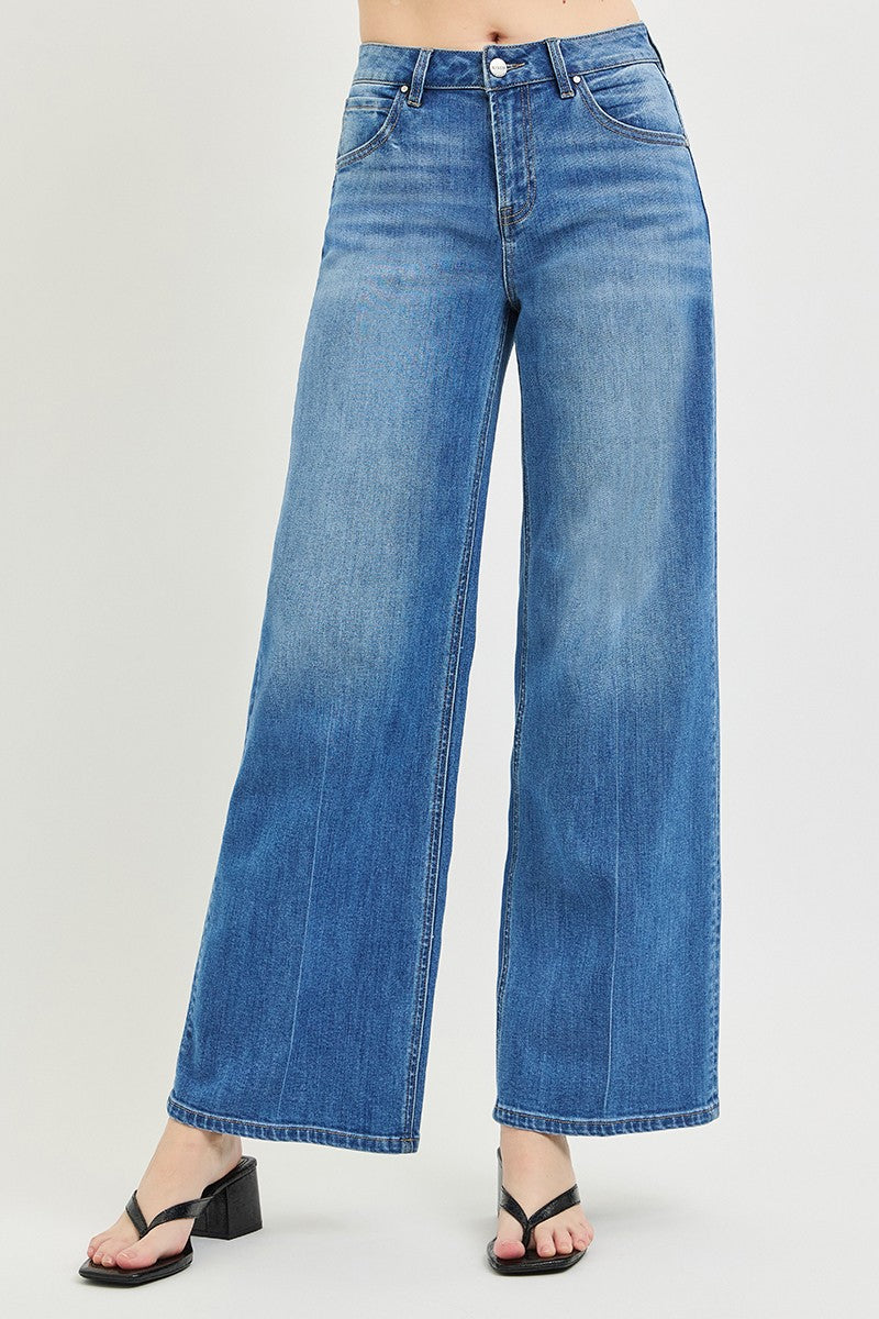 SLOUCHY WIDE BAGGY JEANS IN COOLMAX FABRIC