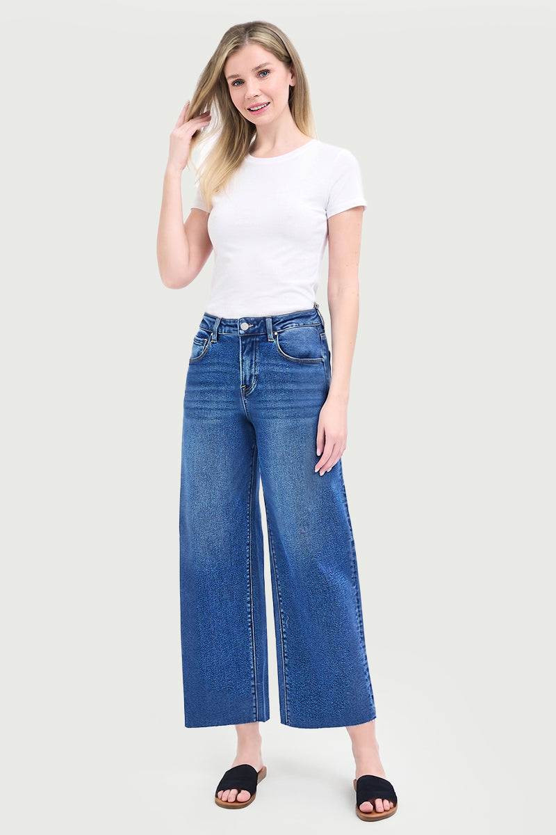 SLOUCHY CROP BARREL JEANS