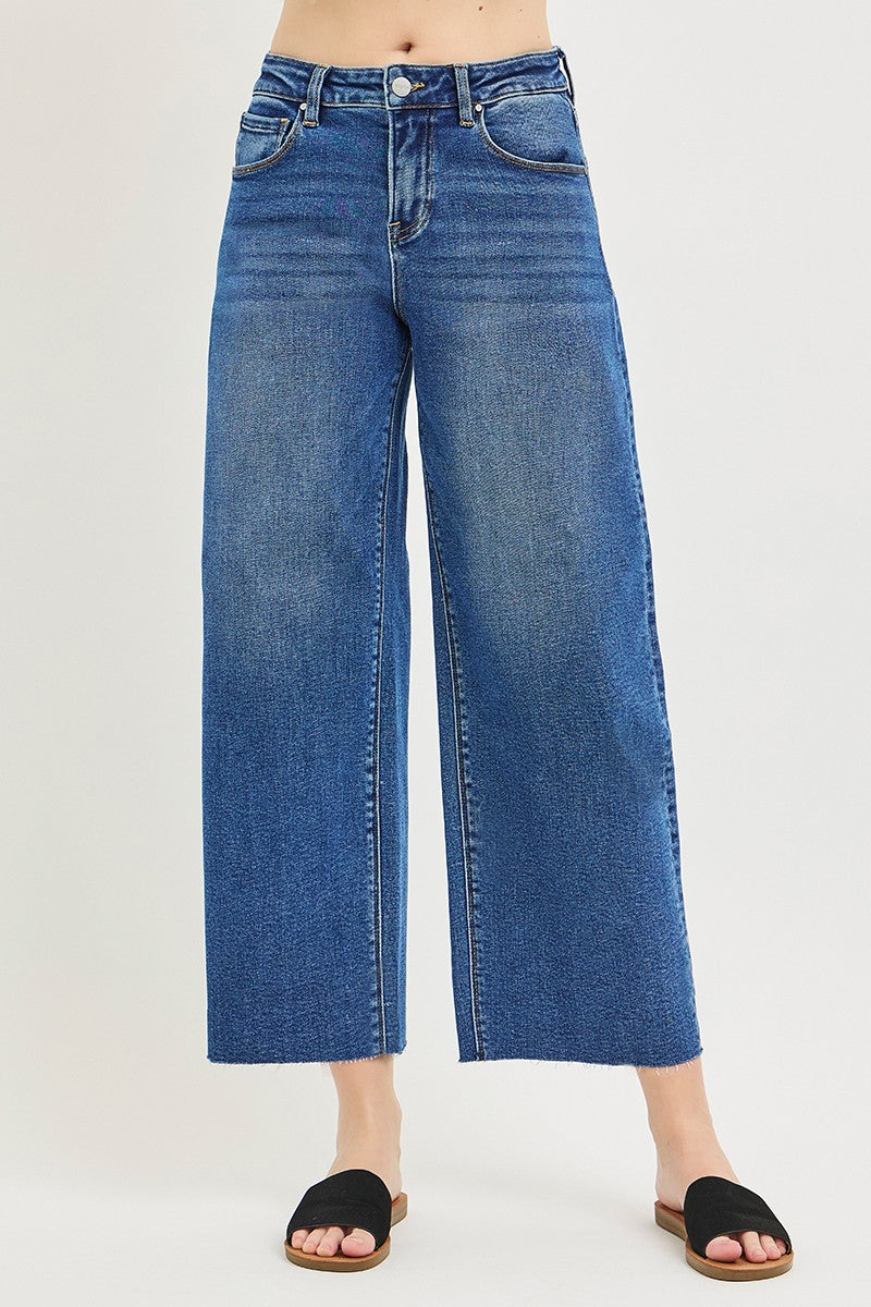 SLOUCHY CROP BARREL JEANS
