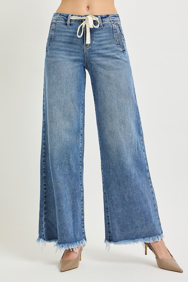 HIGH RISE WIDE JEANS