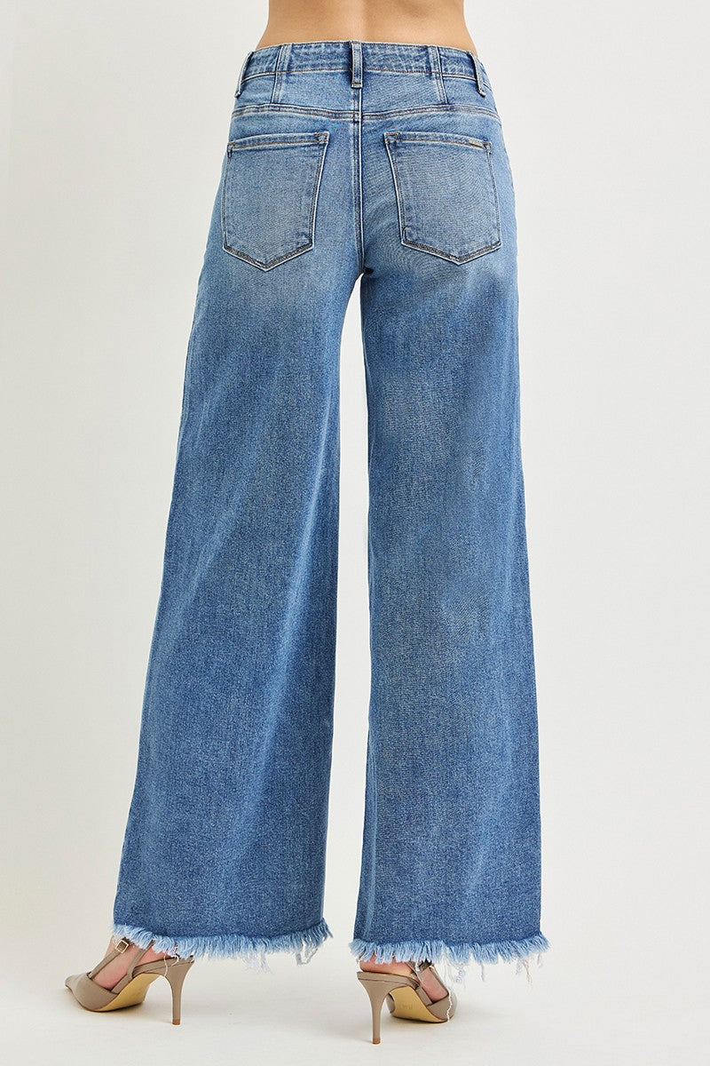 HIGH RISE WIDE JEANS