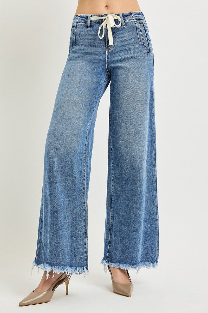 HIGH RISE WIDE JEANS