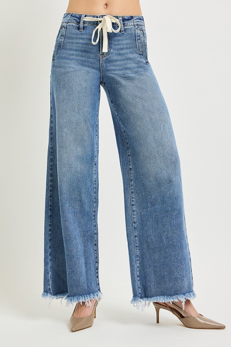 HIGH RISE WIDE JEANS