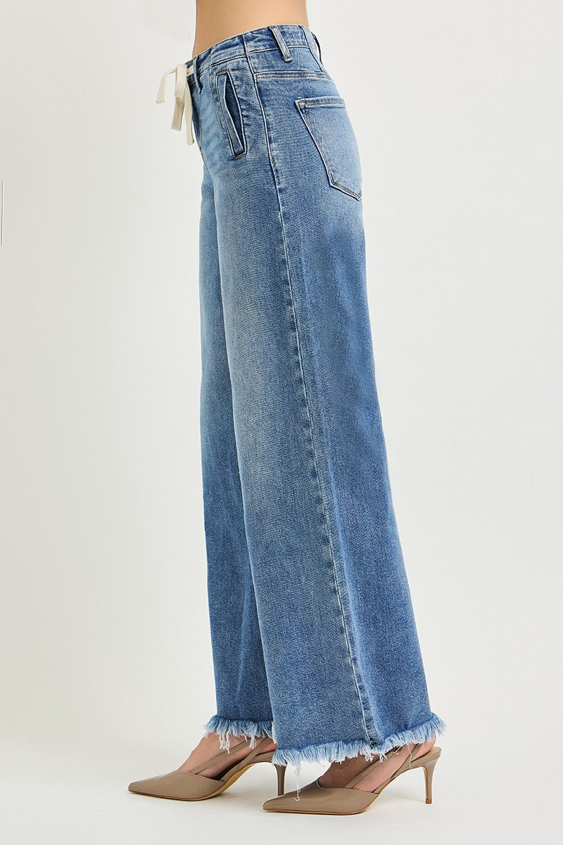 HIGH RISE WIDE JEANS