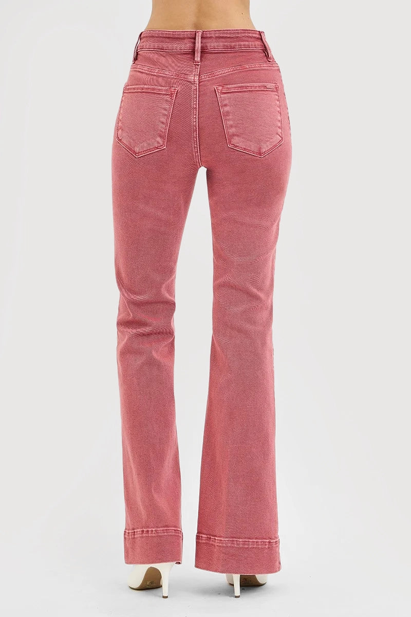 TUMMY CONTROL HIGH RISE FLARE PANTS
