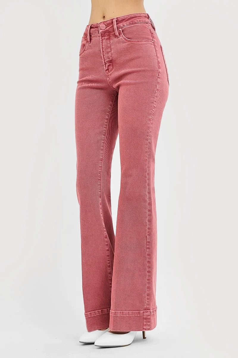 TUMMY CONTROL HIGH RISE FLARE PANTS