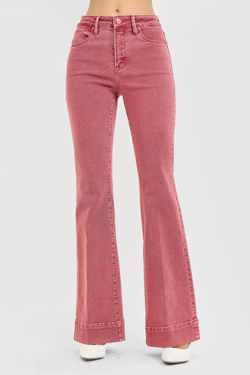 TUMMY CONTROL HIGH RISE FLARE PANTS