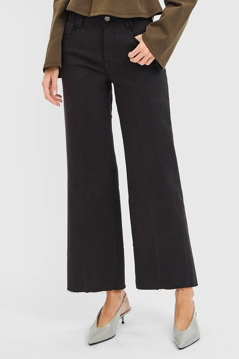 TUMMY CONTROL HIGH RISE ANKLE WIDE PANTS