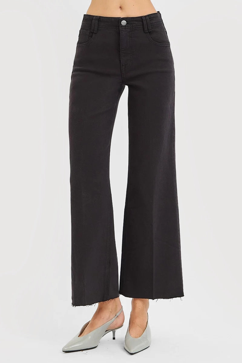 TUMMY CONTROL HIGH RISE ANKLE WIDE PANTS