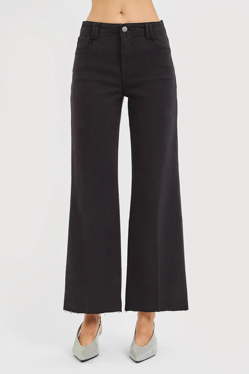 TUMMY CONTROL HIGH RISE ANKLE WIDE PANTS