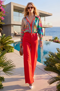 HIGH RISE WIDE LEG PALAZZO JEANS