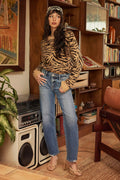 TUMMY CONTROL HIGH RISE ANKLE SLIM BARREL JEANS